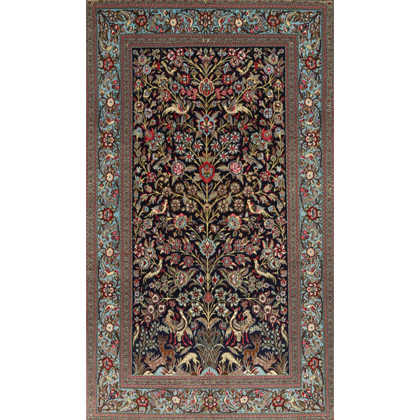 Bloomsbury Market Kadian Black/Blue Rug Wayfair